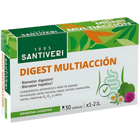Digest Multiaction 30 Gélules Santiveri