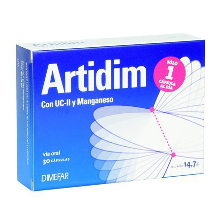 Artidim UC-II 490Mg. 30 Cápsulas Dimefar