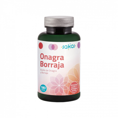 Onagre + Bourrache 180 Perles 715Mg. Sakai