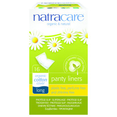 Protège-collants longs pliés 16 unités Natracare