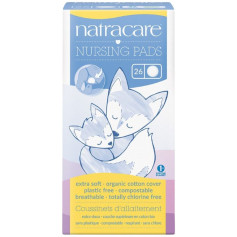Coussinets d'allaitement Natracare, 26 unités