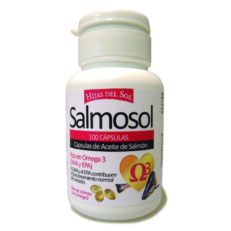 Oméga 3 Saumon 500Mg. 100 Filles des perles du soleil