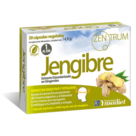 Zentrum Ginger 30 Capsules Végétales