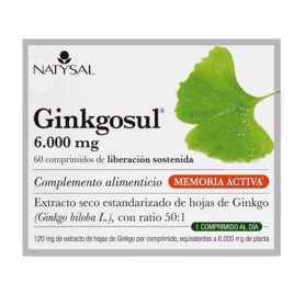 Ginkgosul 6 000Mg. 60 comprimés Natysal