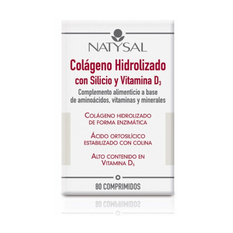 Collagène avec silicium et vitamine D 80 comprimés Natysal