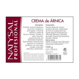 Crème d'Arnica 1Kg. Natysal