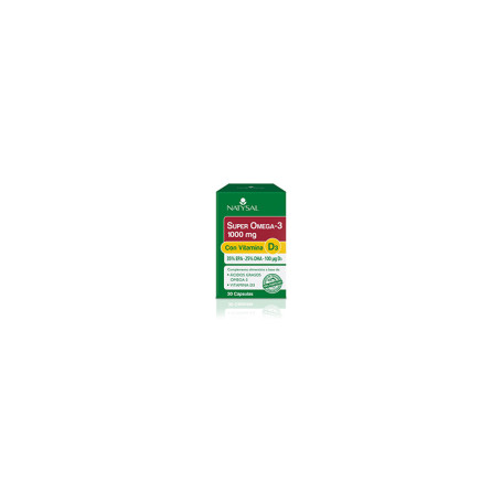 Super Oméga 3 avec Vitamine D3 30 Gélules Natysal