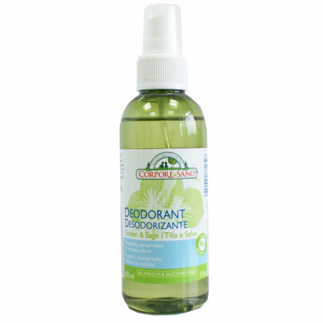 Déodorant Tilo et Salvia 150 ml. Corpore Sano