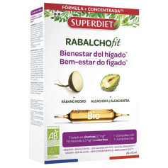 Rabalchofit Bio (Radis noir et artichaut) 20 ampoules Superdiet