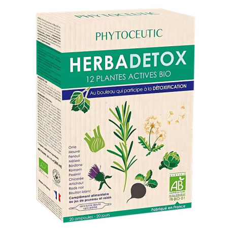 Herbadetox Bio 20 Ampoules Institut Phytoceutic