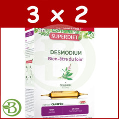 Pack 3x2 Desmodium 20 Ampoules Superdiet