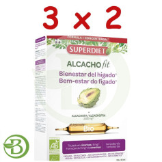 Pack 3x2 Alcachofit Bio 20 Ampoules Superdiet