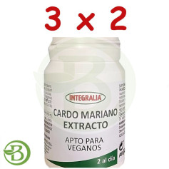 Pack 3x2 Extrait de Chardon-Marie 60 Capsules Integralia