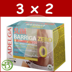 Pack 3x2 Adelgaslim Belly Zero 30 Gélules Dietmed