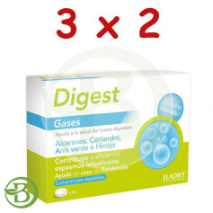 Pack 3x2 Digest Gases 60 Comprimidos Eladiet