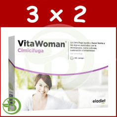 Pack 3x2 Vitawoman Cimicifuga 60 Comprimés Eladiet