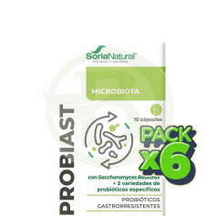 Pack 6x Probiast 10 Gélules Soria Natural