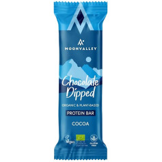 Barre protéinée au chocolat et au cacao bio Moonvalley 50 g