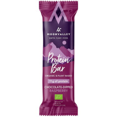 Barre protéinée bio chocolat et framboise Moonvalley 50 g