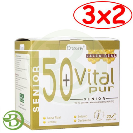Pack 3x2 Vitalpur Senior 20 Viales Drasanvi