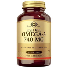 Fish-Gel Oméga-3 50 Gélules Solgar