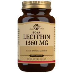 Lécithine de Soja 1360Mg 180 Gélules Solgar