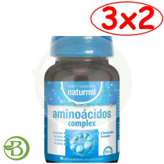 Pack 3x2 Complexe d'Acides Aminés 90 Gélules Végétales Naturmil