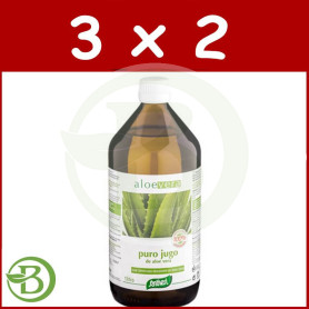 Pack 3x2 Aloe Vera Jugo 1Lt. Santiveri