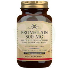 Bromélaïne 300 mg, 60 gélules Solgar