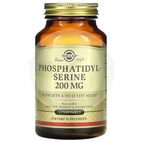 Phosphatidylsérine 200 mg, 60 gélules Solgar