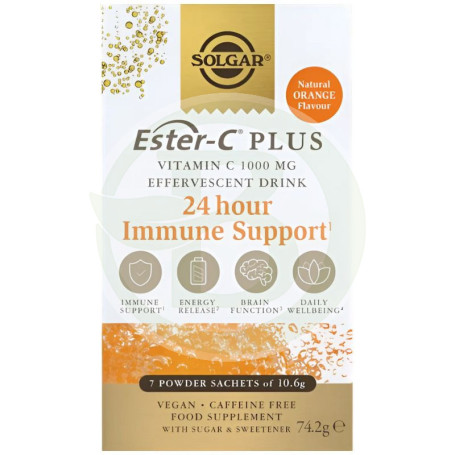 Ester-C Plus 1000Mg 7 Enveloppes Solgar