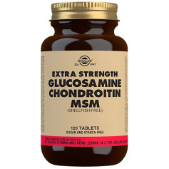 Glucosamine Chondroïtine MSM 120 comprimés Solgar
