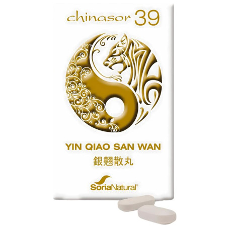 Chinasor 39 Yin Qiao San Wan 30 comprimés Soria Natural