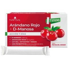 Canneberge + D Mannose 7 bâtonnets Natysal