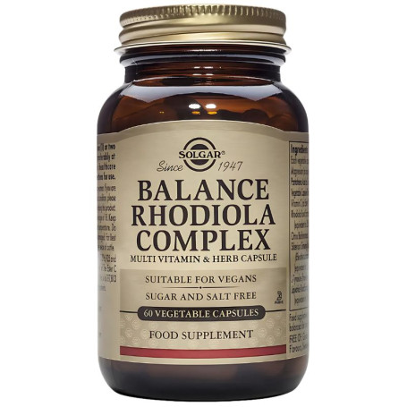 Complexe Équilibre Rhodiola 60 gélules Solgar