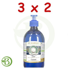 Pack 3x2 Huile de Coco 500 Ml Marnys