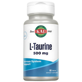 L-Taurine 500 mg 60 comprimés Kal