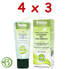 Pack 4x3 Shampooing Activateur Concentré 100Ml. Rhatma