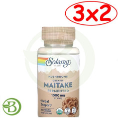 Pack 3x2 Maitake 500Mg. 60 gélules Solaray