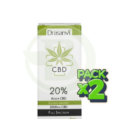 Pack 2x Aceite De Cbd 20% 10Ml Drasanvi