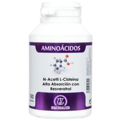 N-acétyl-L-cystéine avec resvératrol 180 gélules Equisalud