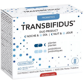 Transbifidus Duo Nuit et Jour 40 Gélules Intersa