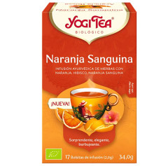 Orange sanguine 17 sachets d&#39;infusion Yogi Tea