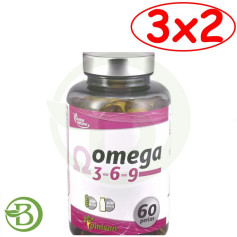 Pack 3x2 Omega 3-6-9 Nutranature 60 Perlas Pinisan