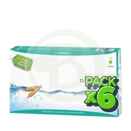 Pack 6x Depuradel 20 Ampollas Novadiet