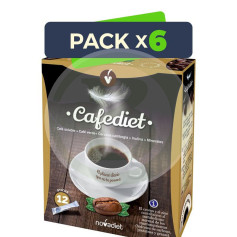 Pack 6x Cafediet 12 Bâtonnets Novadiet