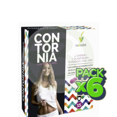 Pack de 6 capsules Contornia 15 Novadiet