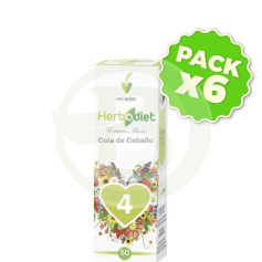 Lot de 6 extraits de prêle 50 ml. Novadiet