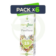 Lot de 6 extraits de passiflore 50 ml. Novadiet