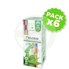 Pack de 6 Novaloe 1Lt. Novadiète